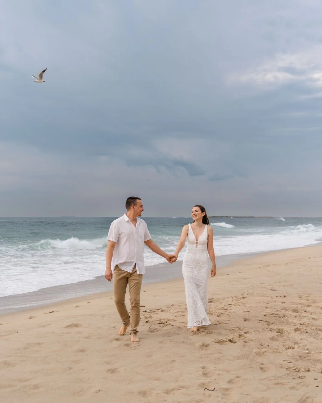 Sarah + Alex and a beachside elopement.

They didn't want a big fuss.
They didn't want all the attention and the stress.

What they did want, was to wake up, get ready together, then stroll along the beach and casually get married... So that's what t