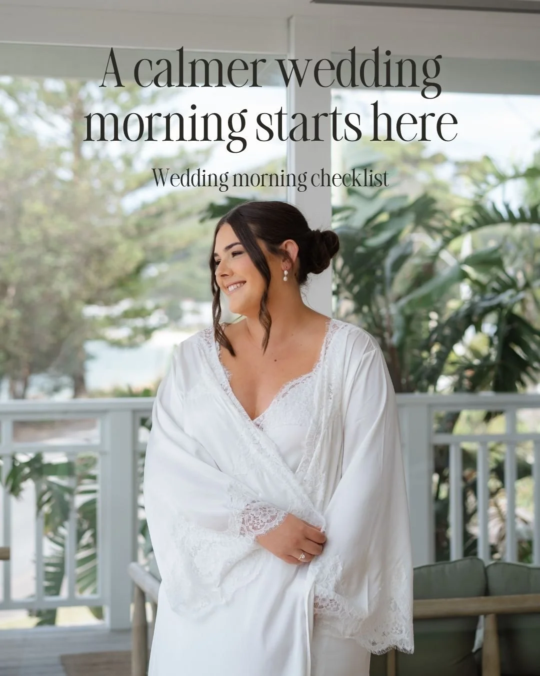 Not sure how to plan for the morning of your Wedding Day?

Here's a few tips from someone who has seen quite a few over the years.
You may not think it matters as much as the big event, but starting your day off calm and with the right people, can ma