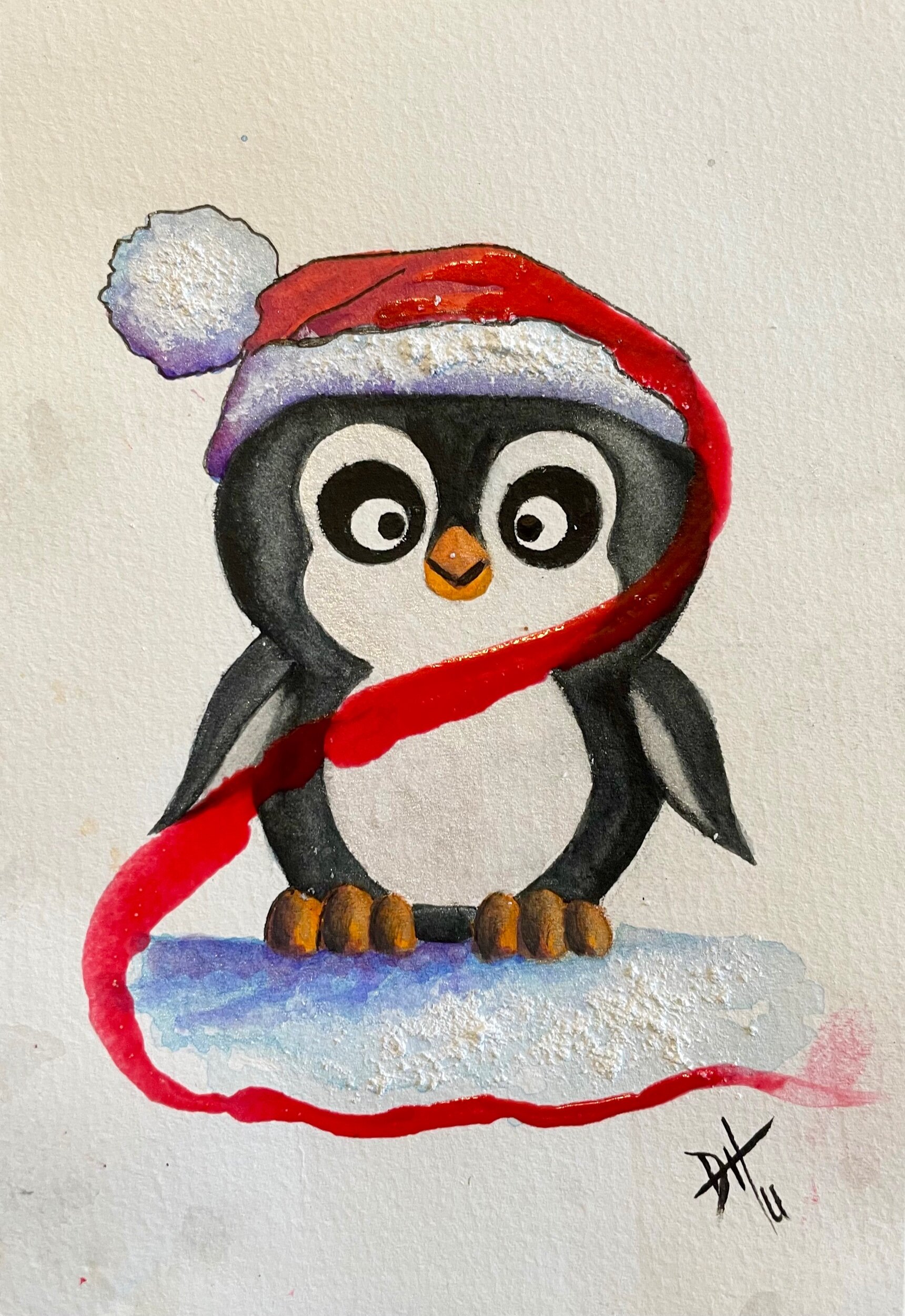 Pingouin de Noël