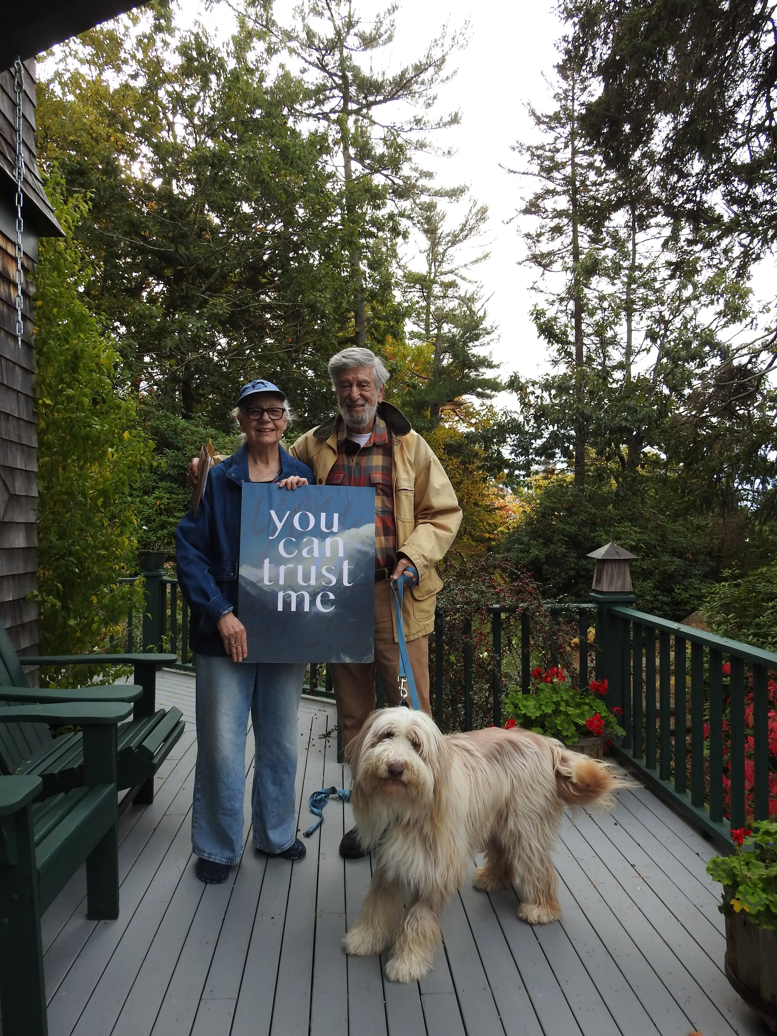 Kathy Bonk and Marc Tucker. Maine.