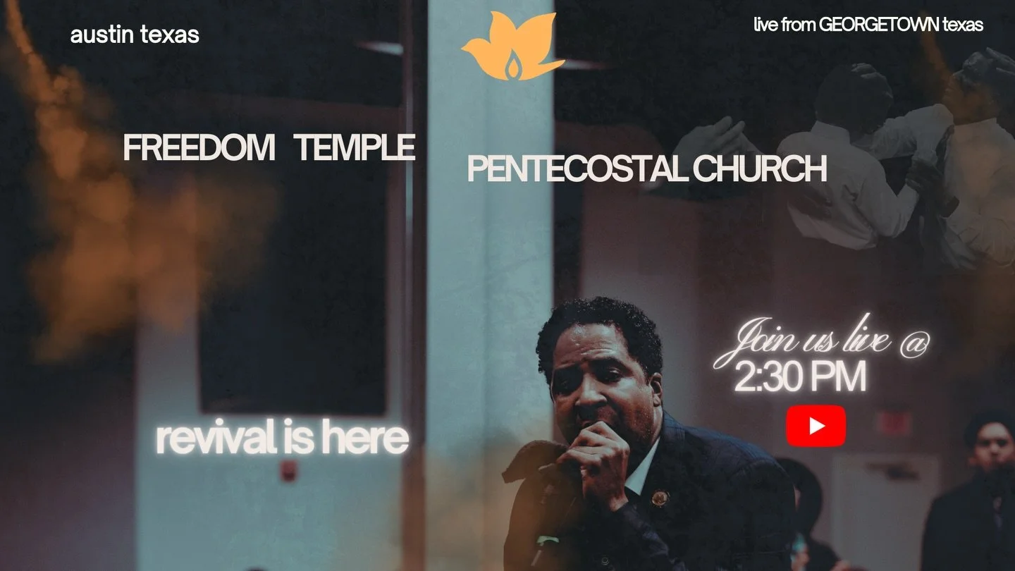 Same church. Same God. Different Building. We&rsquo;re streaming live from Georgetown Texas. Join us live at 2:30 PM CST. Link in Bio. #UPCI #churchflow #apostolic #pentecostal