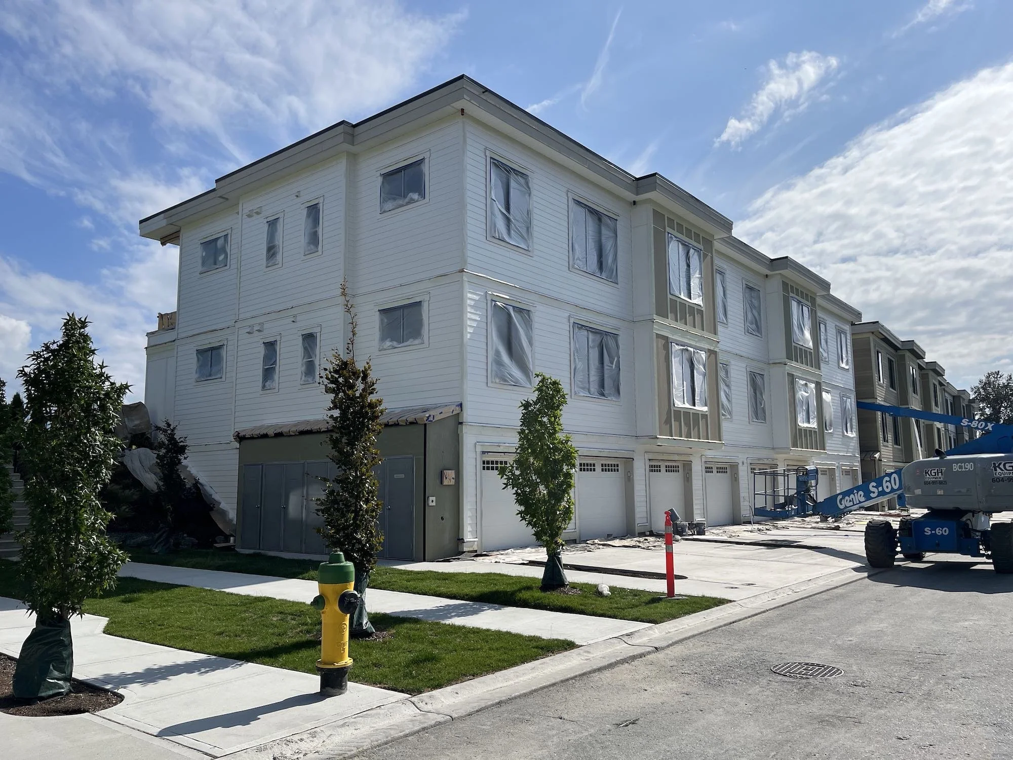 Chilliwack Cedarbrook exterior new construction townhome project