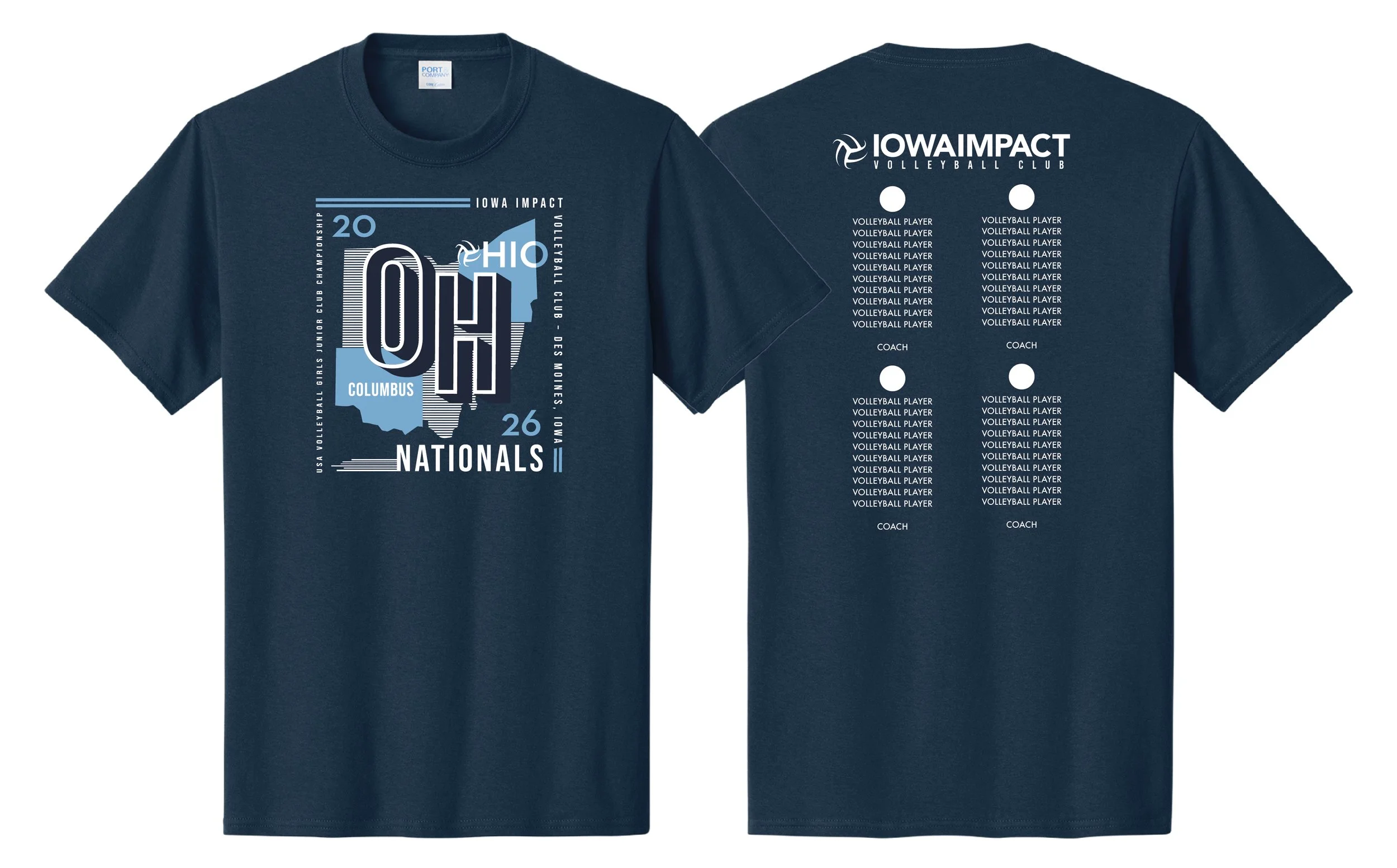 2026 USVA Club Nationals T-Shirt–Ohio