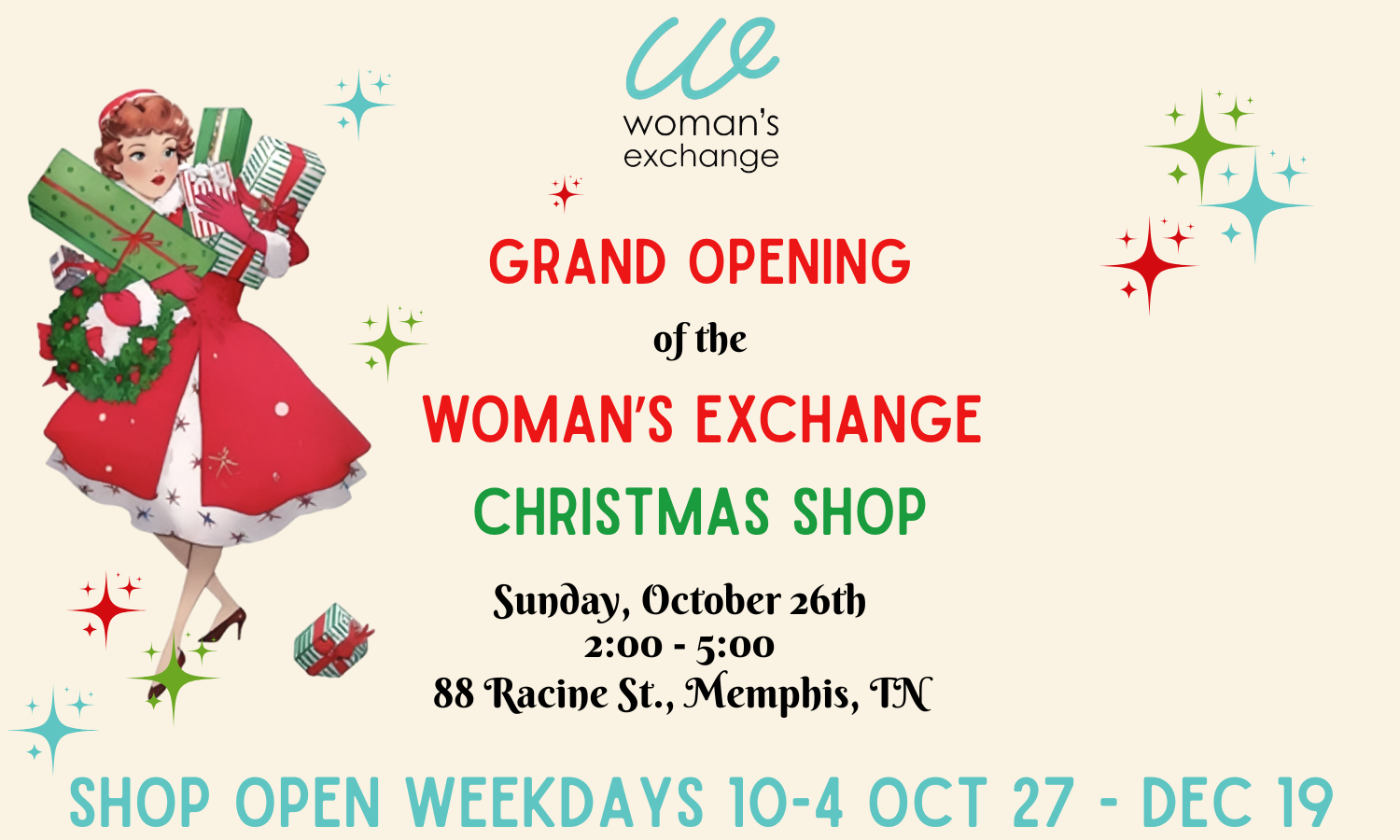 WE Christmas Shop Open House