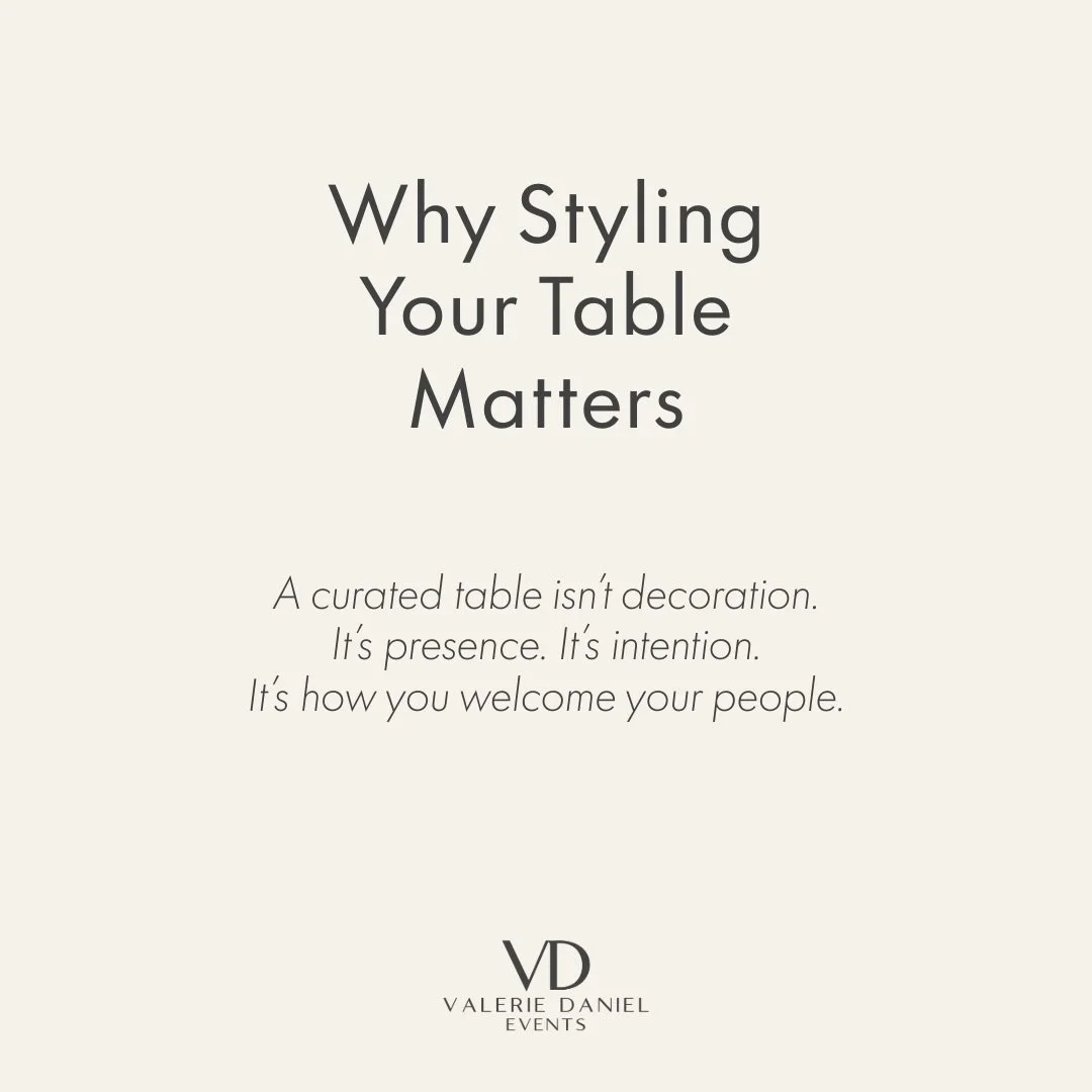 Creating a curated table is more than decorating. It&rsquo;s presenting your home with intention.

The VDE Holiday Table Edit is designed for the modern host who wants elevated beauty without the overwhelm.

Custom design direction, full sourcing, an