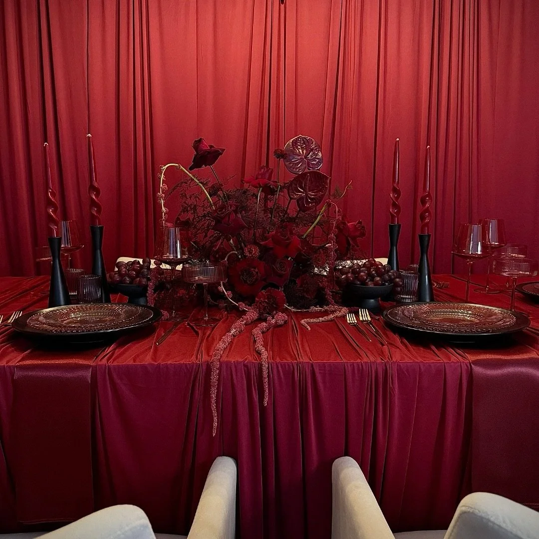 Everyone thinks drama comes from more.

More color.
More layers.
More moments.

Sometimes it comes from knowing exactly when to stop.

This table is edited &mdash; not empty.
Intentional &mdash; not restrained.

If you notice the difference, this is 