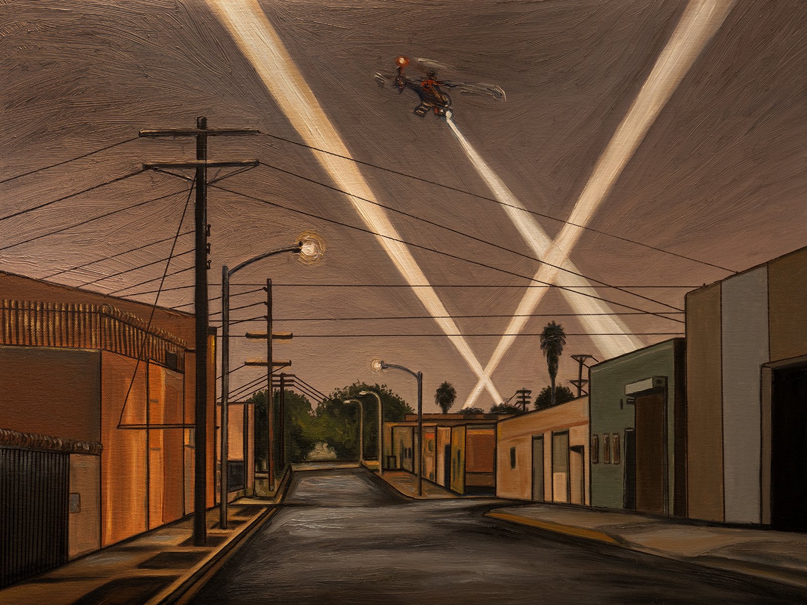 Night Bird 4, 18” x 24”,
Oils On Canvas, Simon Silva, 2025