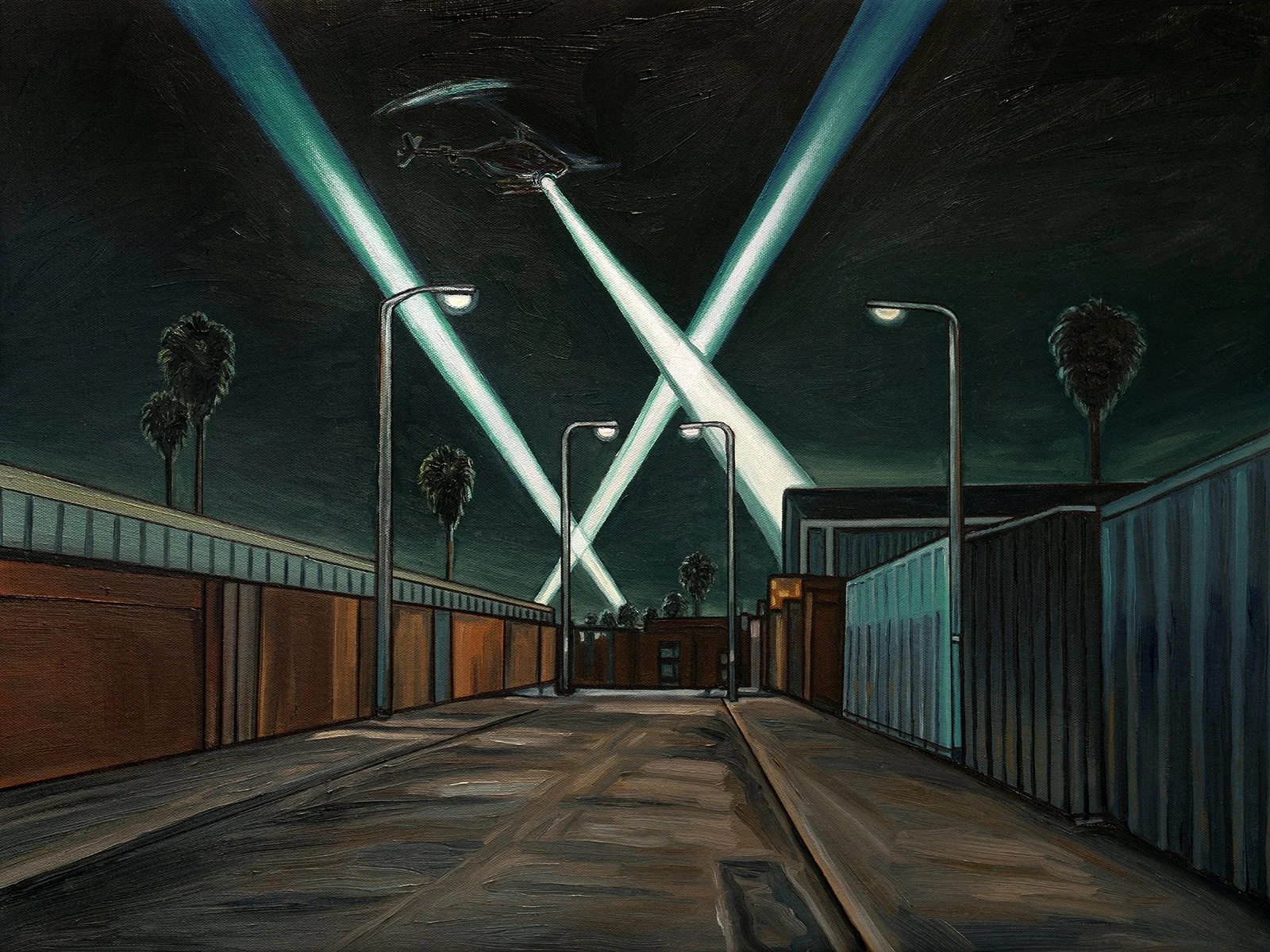 Night Bird 9, 18” x 24”,
Oils On Canvas, Simon Silva, 2025