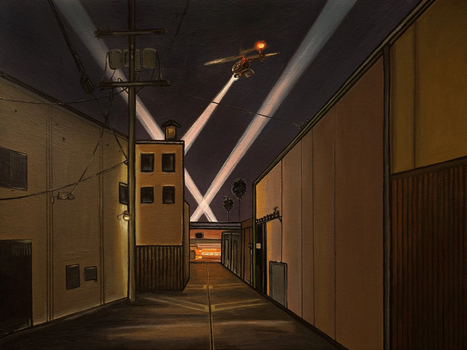 Night Bird 8, 18” x 24”,
Oils On Canvas, Simon Silva, 2025