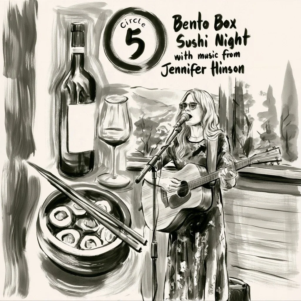 Experience Japan - Bento by Iwa Sushi &amp; Live Music by Jennifer Hinson