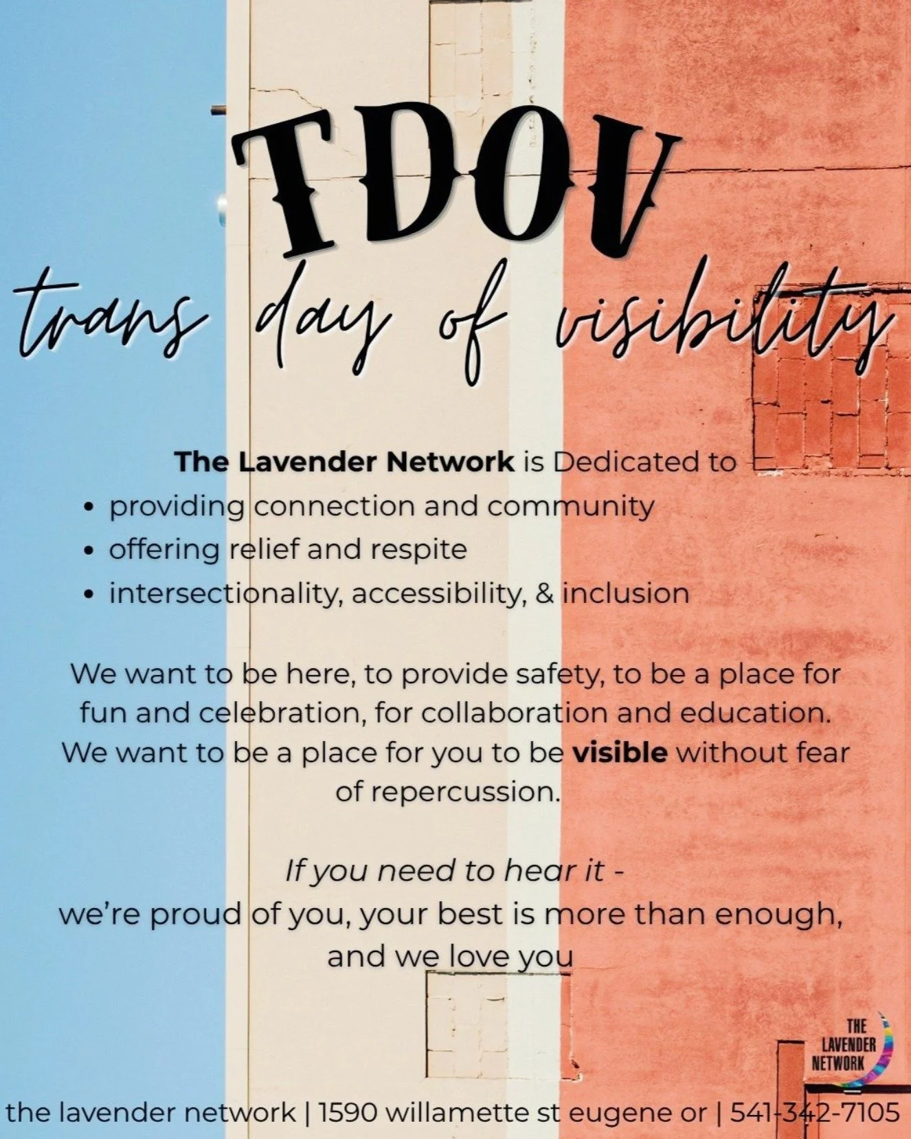 Happy Trans Day of Visibility, day!

I am proud to look back at all the memories of bodywork sessions I've given to the people choosing to receive my support. I look forward to continuing to provide body autonomy centered, somatic education informed 