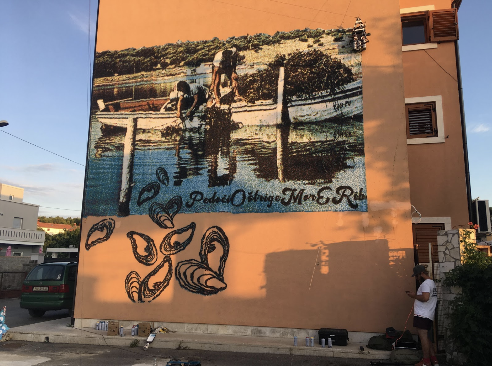 Size: 30 sq mPrinting time: 2 hrsSet-up time: 1 dayLocation: Pomer, Croatia