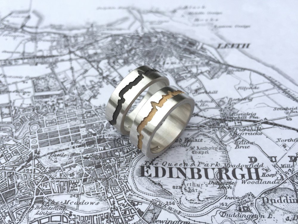 Edinburgh Skyline Rings