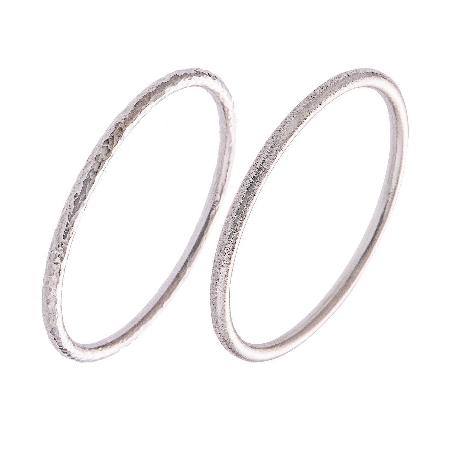 Lucy Thompson Silver Bangles