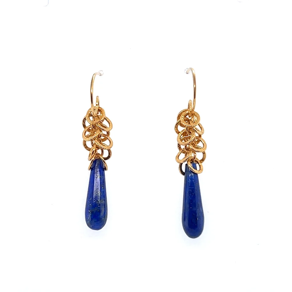 suzanne-claire-lapis-drop-earrings — SH Jewellery Contemporary