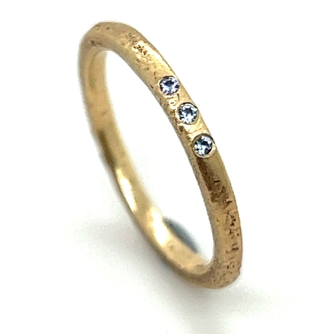 Justin Duance Gold sapphire Band