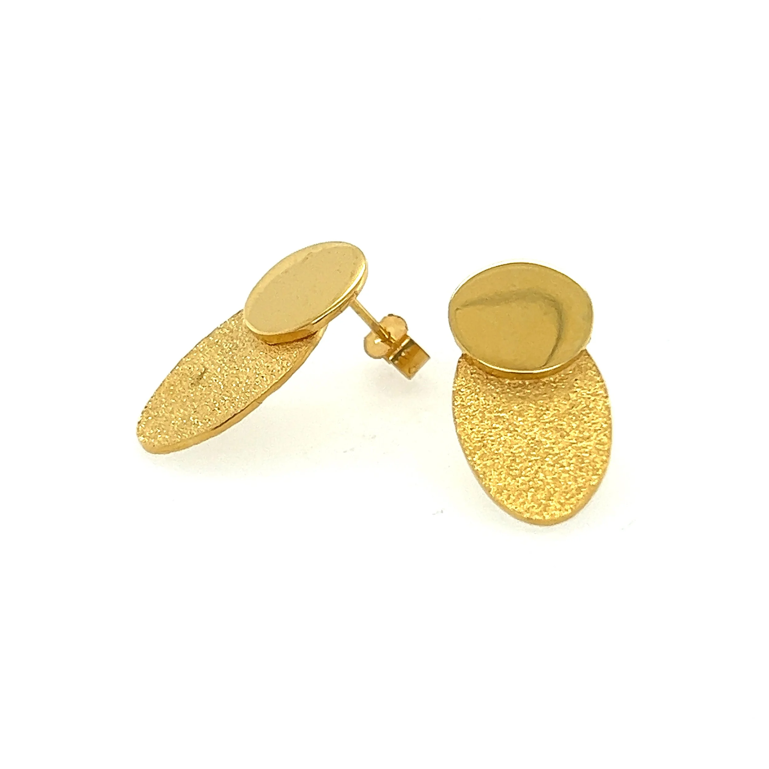 sh-jewellery-edinburgh-contemporary-pikaya-gold-positano-stud-earrings-handmade