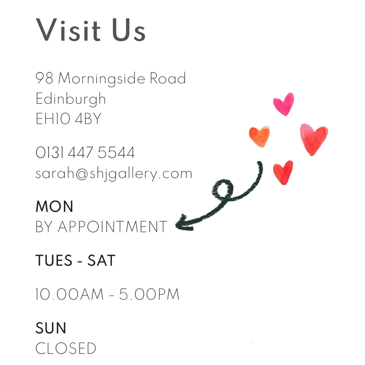 ✨ A small change for 2026 ✨

We will now be closing on Mondays &mdash; the first of a few small changes I&rsquo;m making as we head into 2026.

This year I realised something needed to shift.
For the last three years, I&rsquo;ve been pushing hard &md