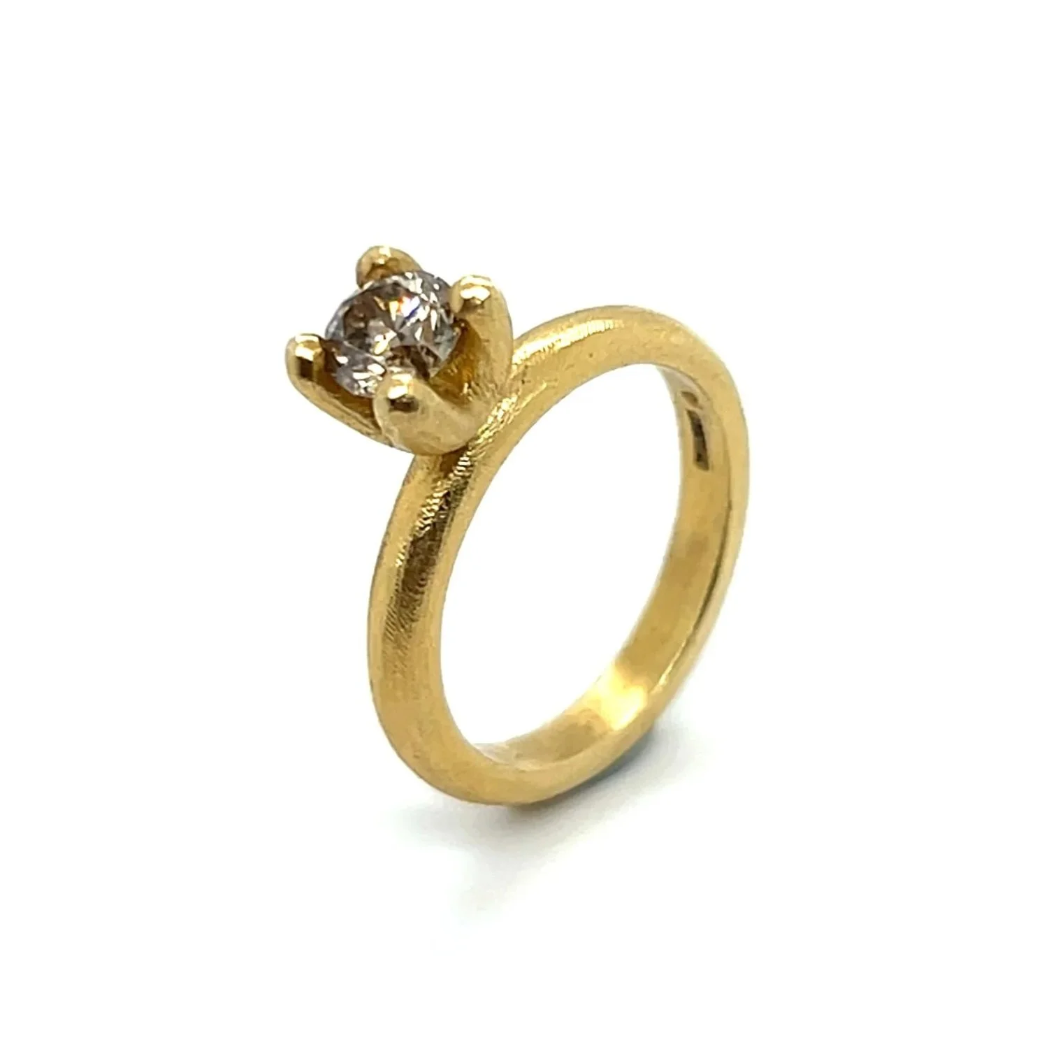 Cognac Diamond Ring