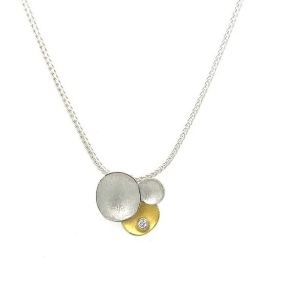 Diamond Pebble Pendant