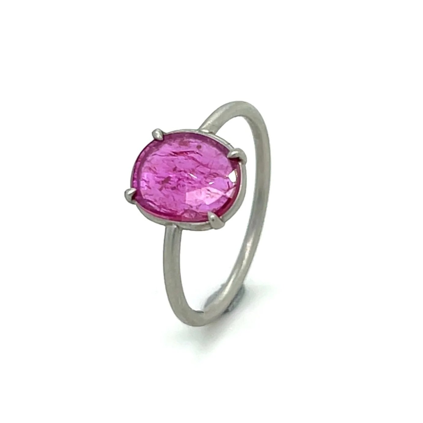 Platinum Ruby Ring