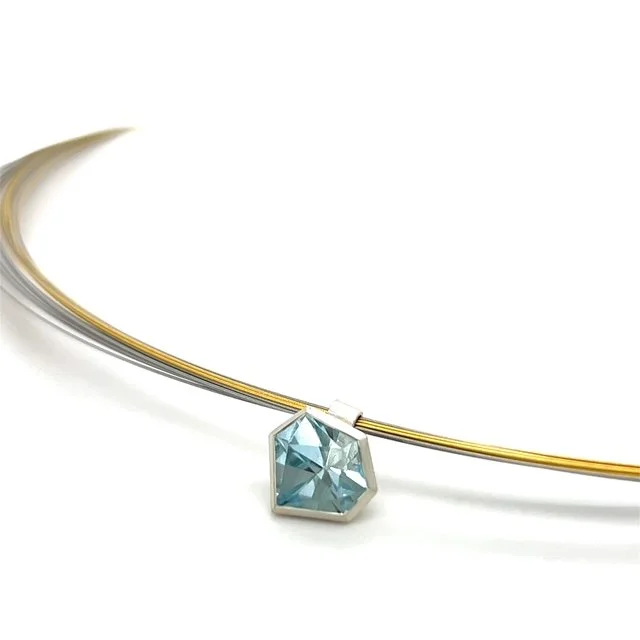 Geo Topaz Pendant