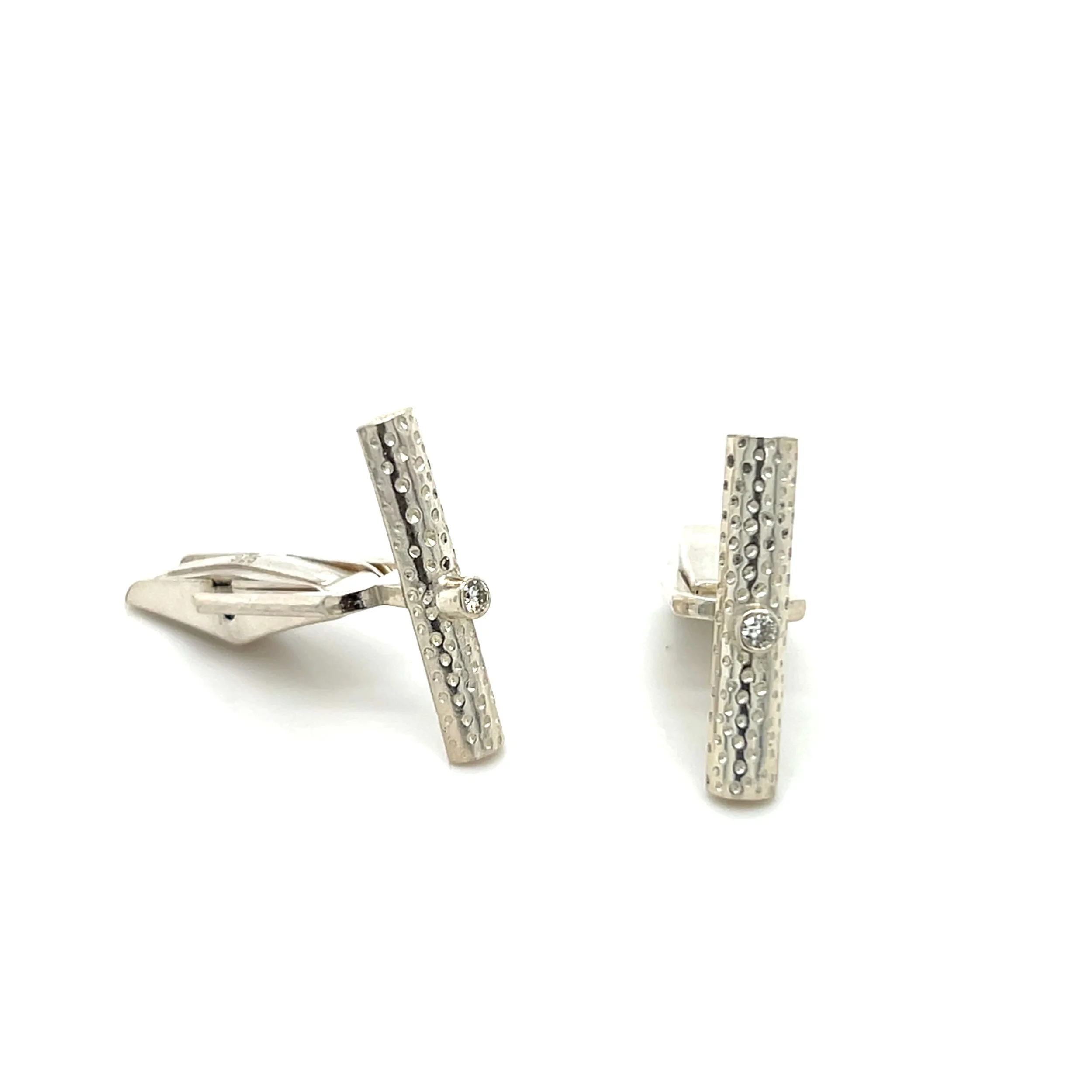 Emily Lisbeth Silver Cufflinks