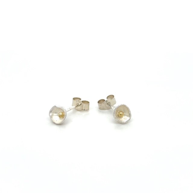 Small Organic Cup Studs