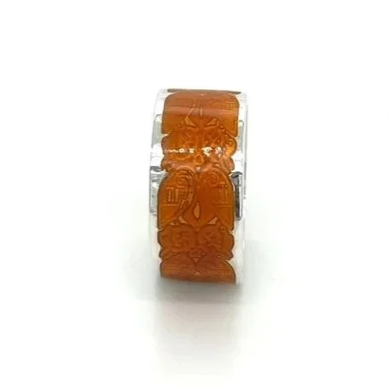 preloved-orange-enamel-ring-silver.jpg