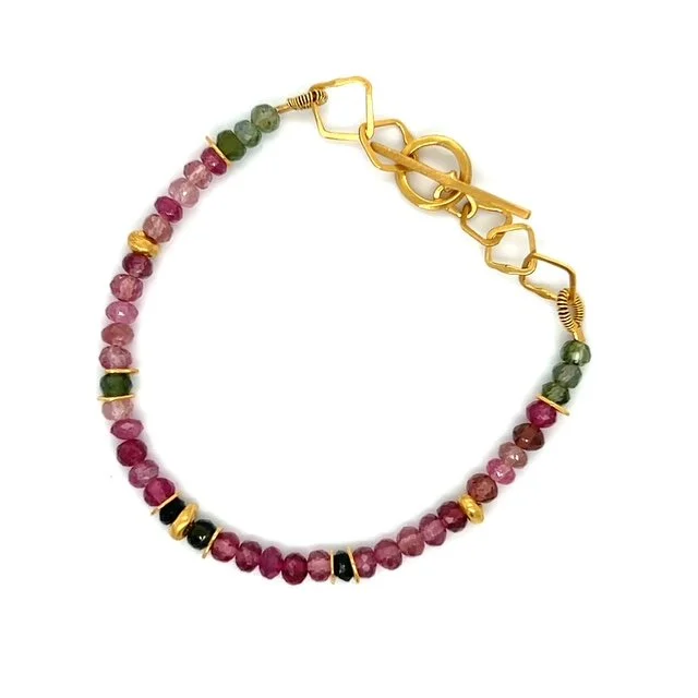 sh-jewellery-edinburgh-contemporary-pink-tourmaline-bracelet-handmade