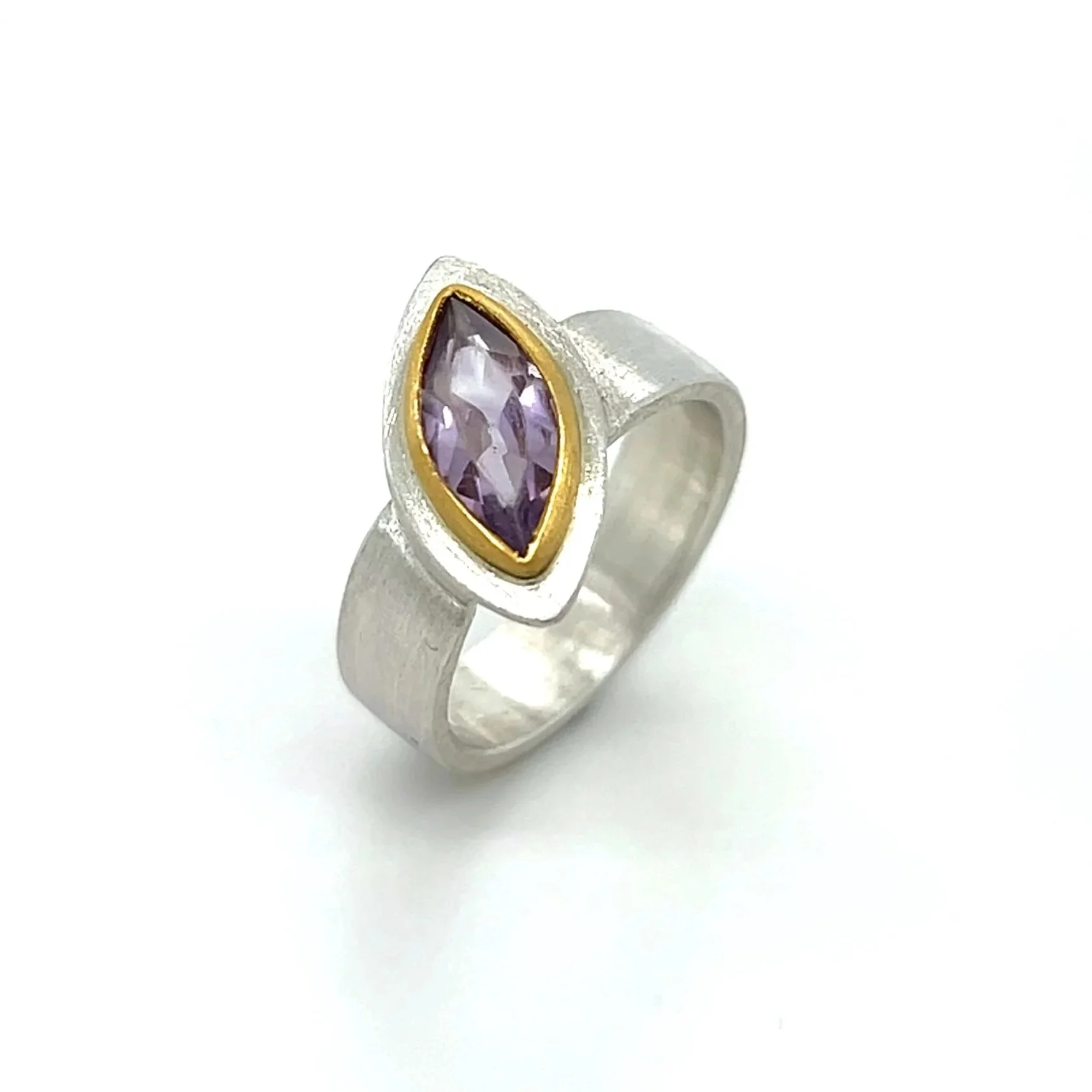 Manu Marquise Amethyst Ring