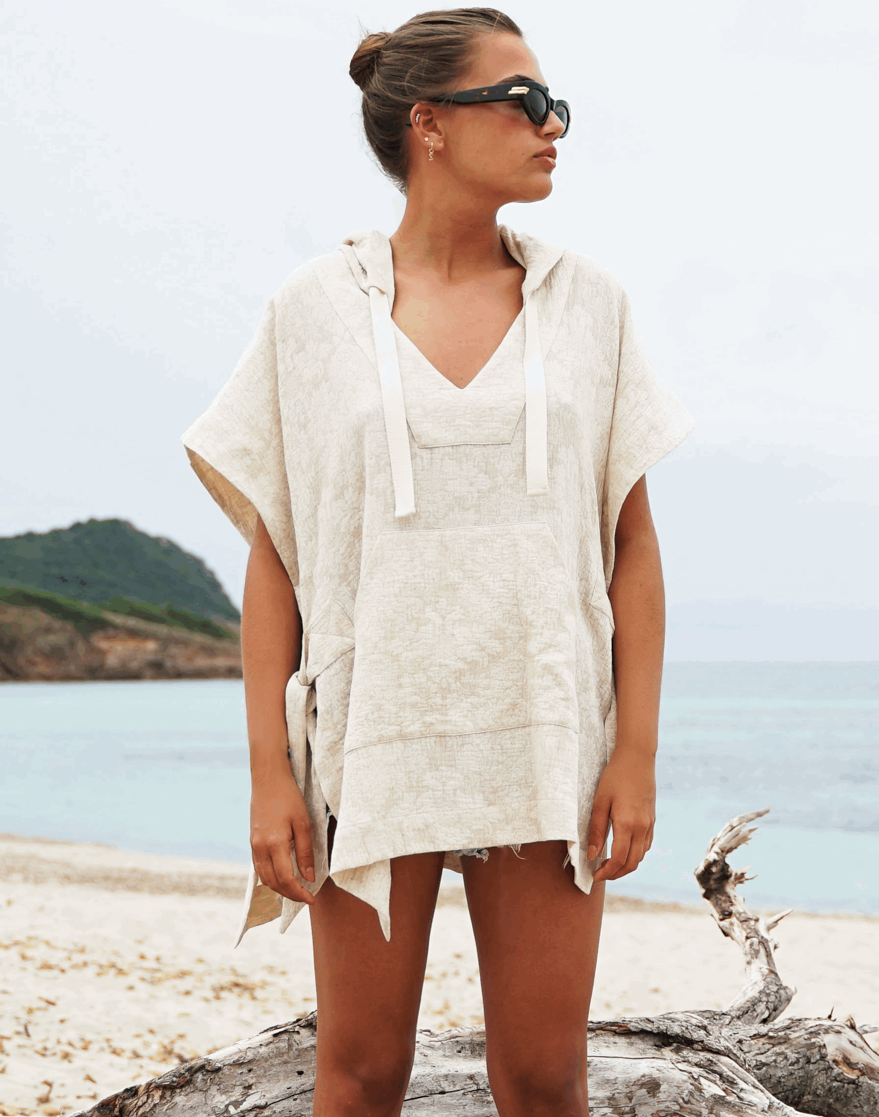 PONCHO DEVA BEIGE