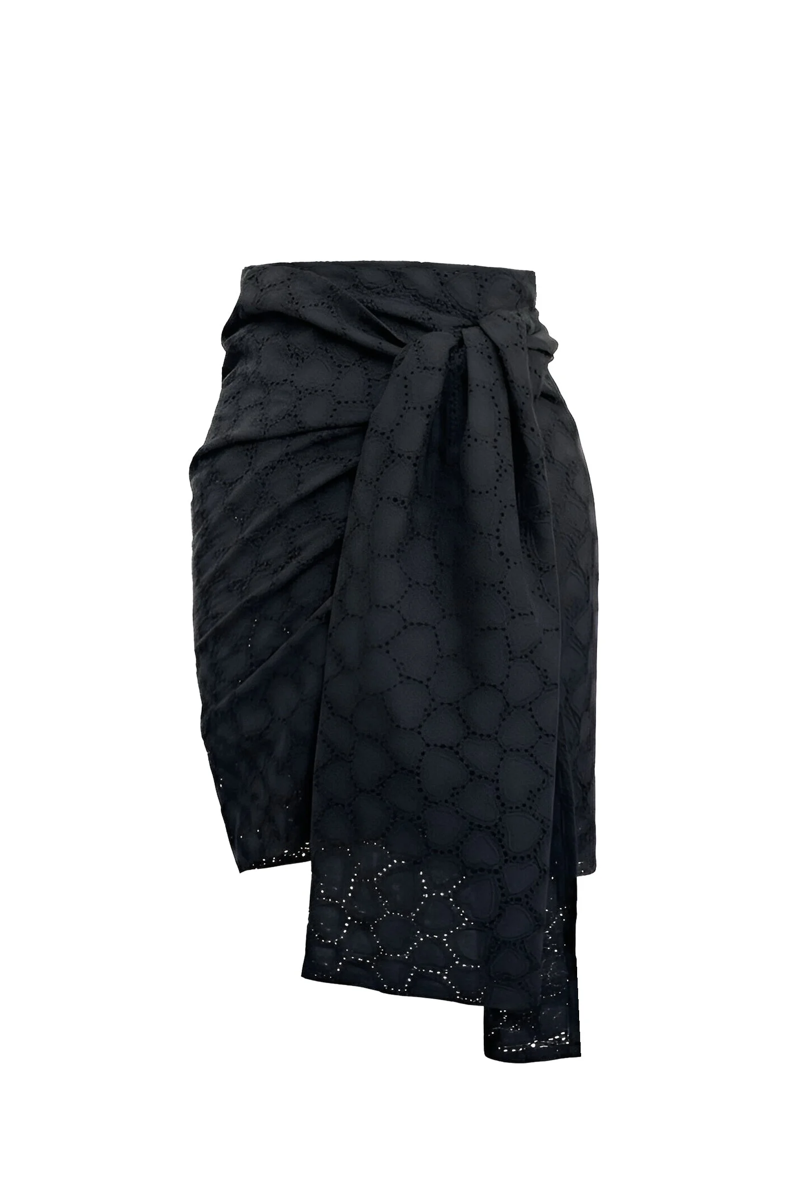 JUPE COLOMBA BRODERIE ANGLAISE NOIR