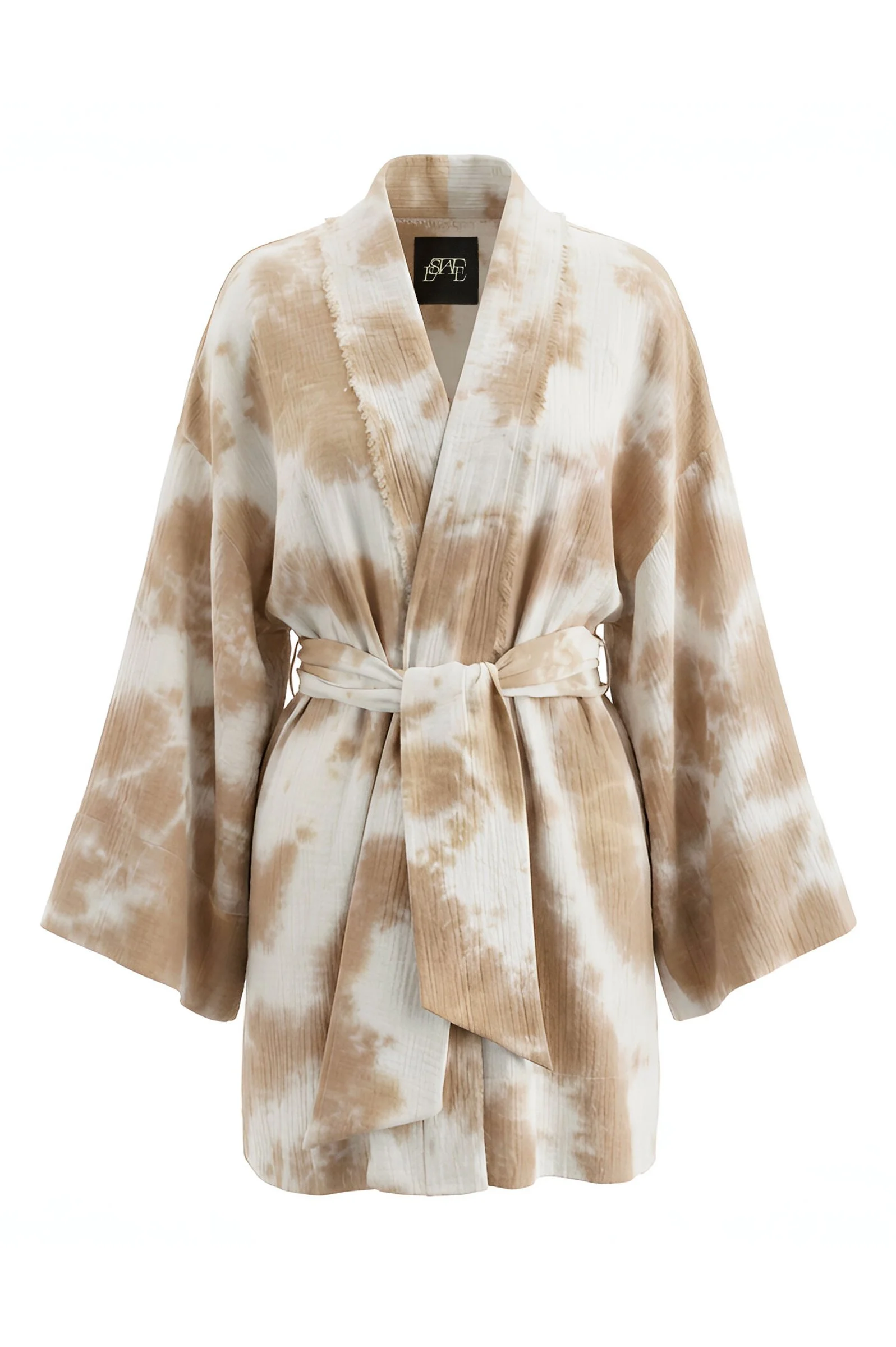 KIMONO TIE AND BEIGE