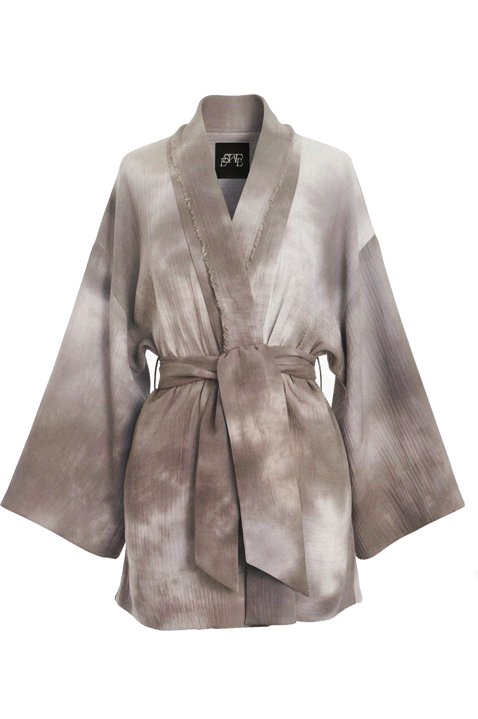 KIMONO  GRIS PERLE