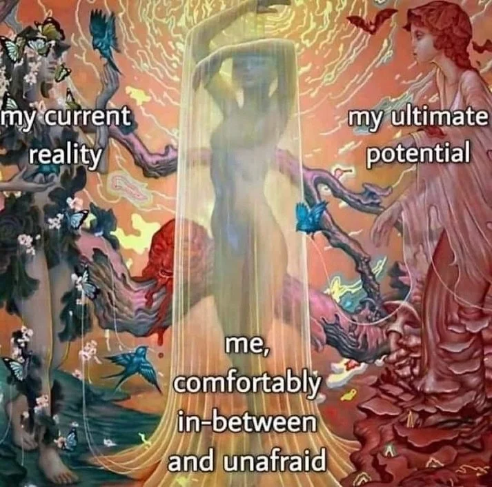 Are you also boiling in the alchemical cauldron of these wild times? This is what we came here for afterall 🫶🏽 I&rsquo;m finding so much peace and harmony on the other side of deep processes, knowing we&rsquo;re made for this. 

Our time has come. 