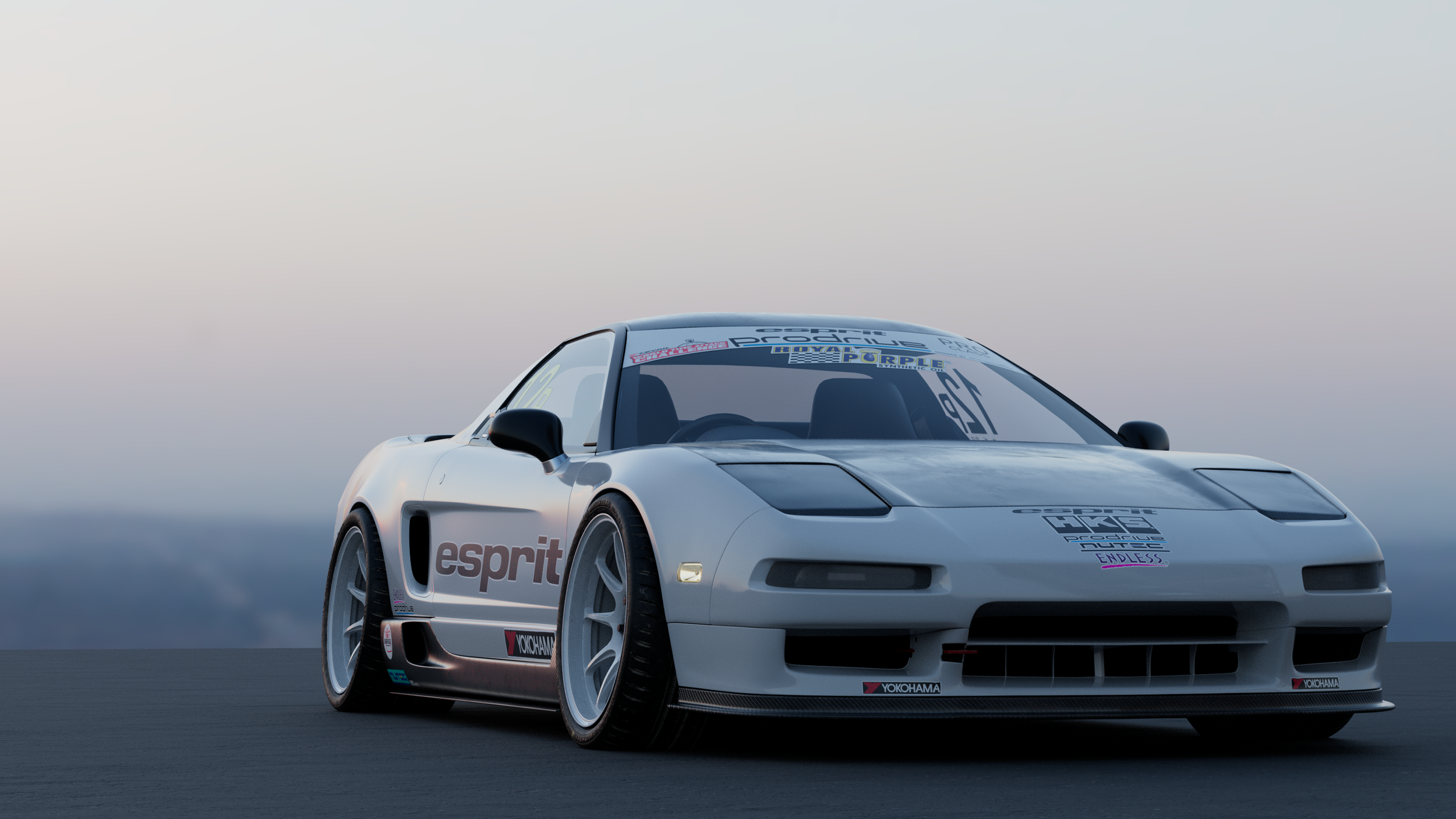 Honda NSX Lighting - Maya, Arnold