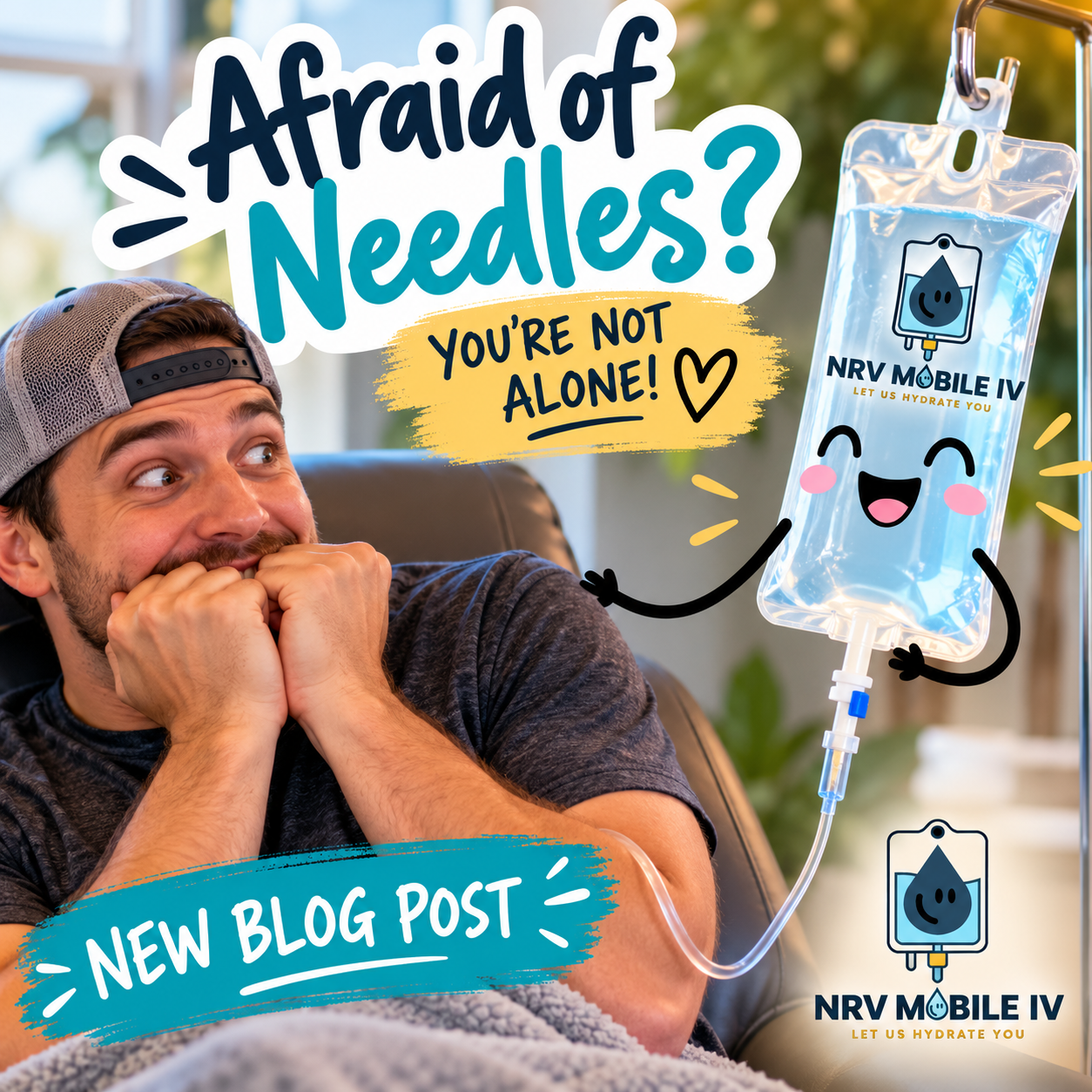 Afraid of Needles? Common Misconceptions About IV Therapy. Don't Let the Needle Be the Scariest Part.