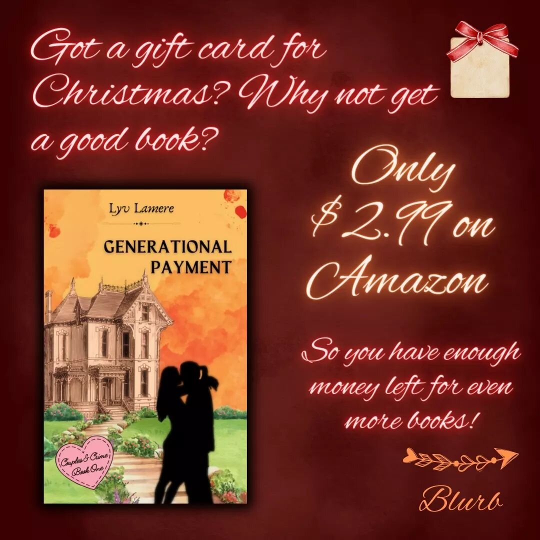 We all know it: You got a gift card for Christmas and now it's time to decide what to get... And there are so many awesome things out there!

Why not get a good book? 📚

And since Lyv and @tuxtailspub have a heart for their readers, the price of onl