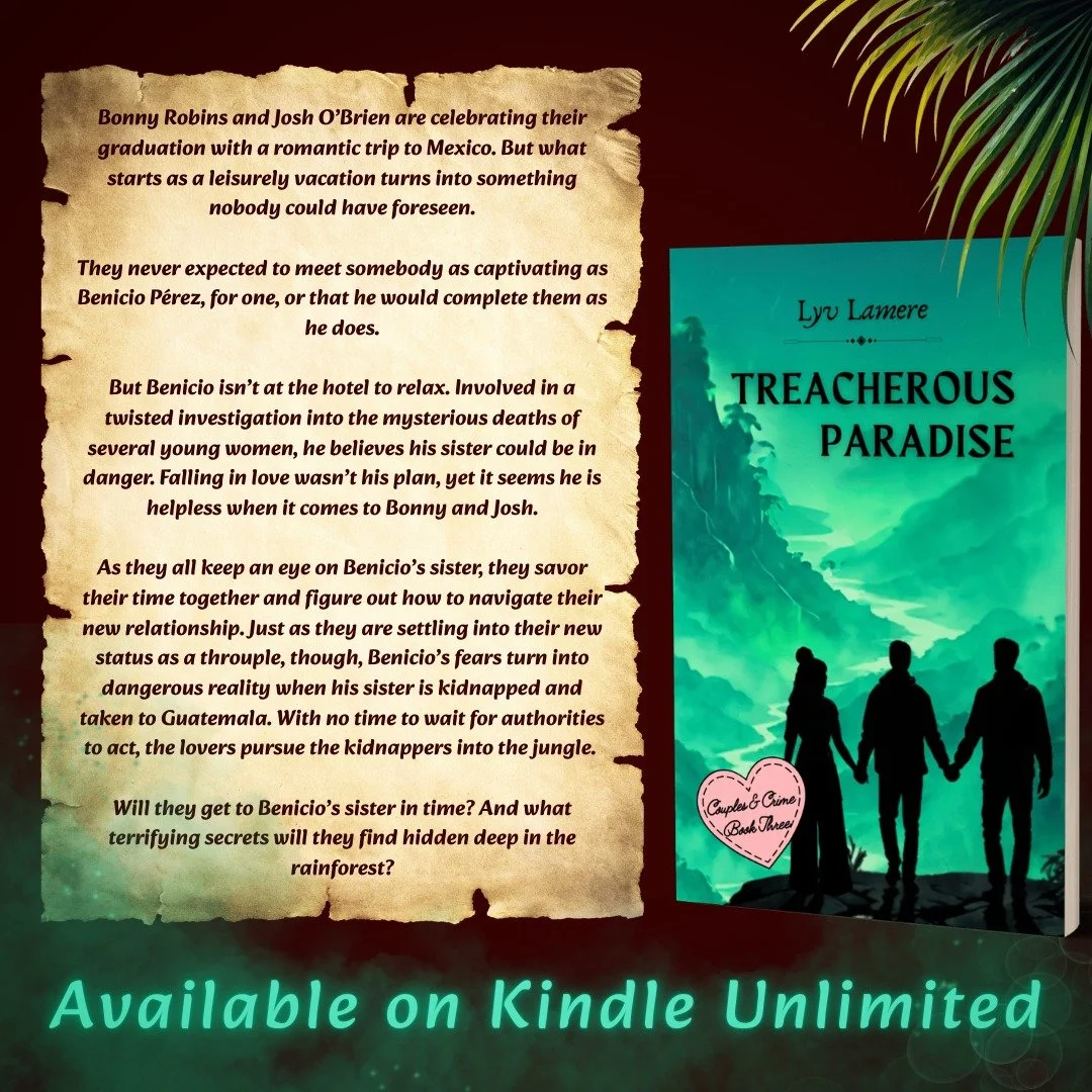 Have you had enough of winter, but spring isn't coming soon enough? Here's your escape! Enjoy the vacation vibes while catching some unexpected feelings ❤️😉🔥🔥🔥

Get your ebook copy here:

https://www.amazon.com/dp/B0G14K6TLG

(You can find the cl