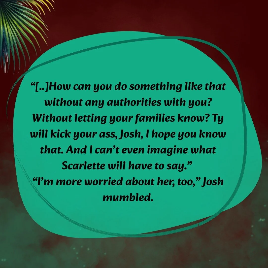 When even your girlfriend's dad knows who you should be afraid of 😅
Somehow, the rain calls for a more serious Teaser Tuesday today. Here it is. 

Bonny's parents are not happy when they hear about the danger their daughter and her men were in. And 