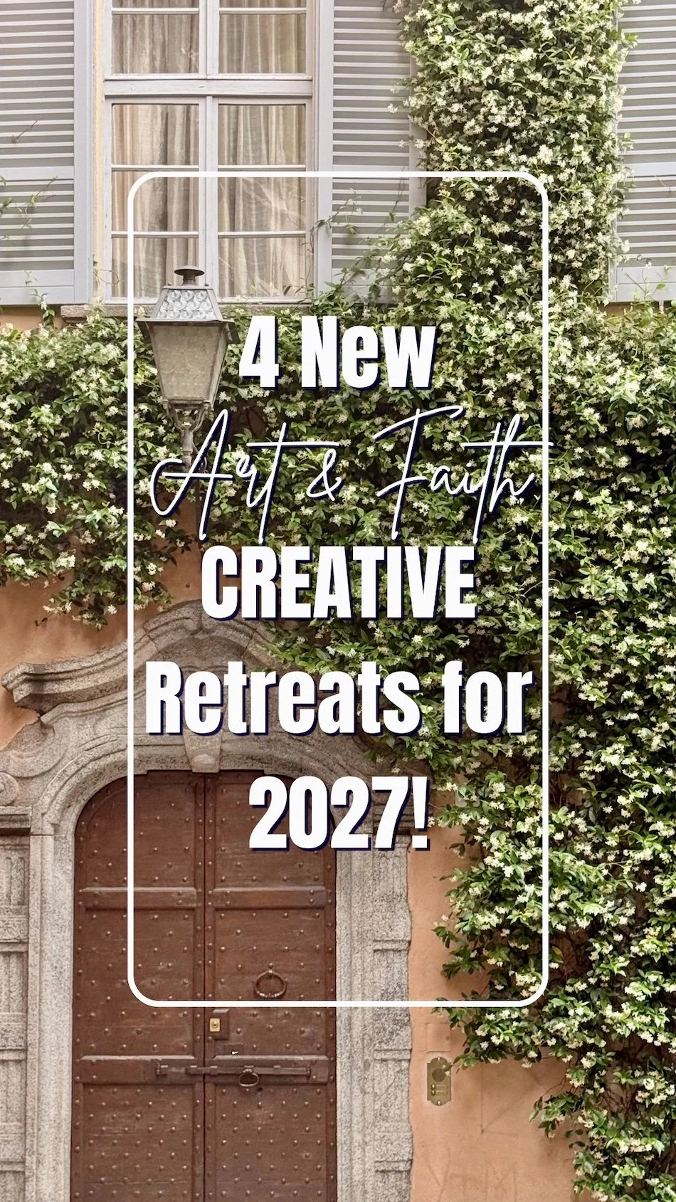 All 4 Creative Retreats for 2027 are OPEN!