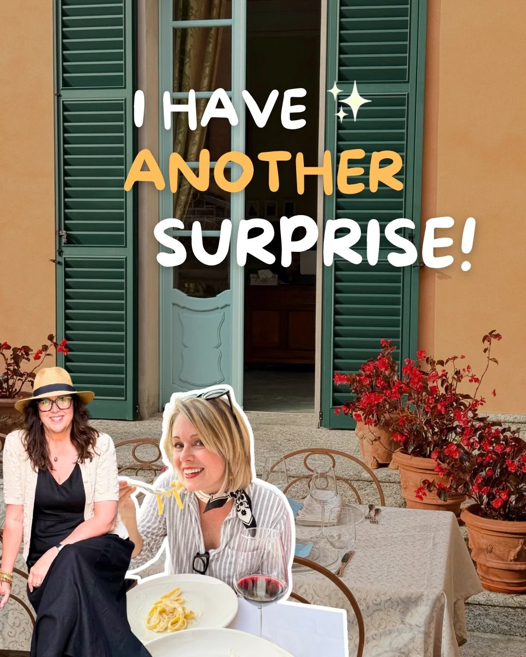 The surprises keep coming&hellip;🎉

I am thrilled to announce that Kim Pepper is teaching with me next June in Bellagio, Italy!

Last week I surprised you with the announcement of Stephanie Ackerman coming back and teaching  with me&hellip; 10 years