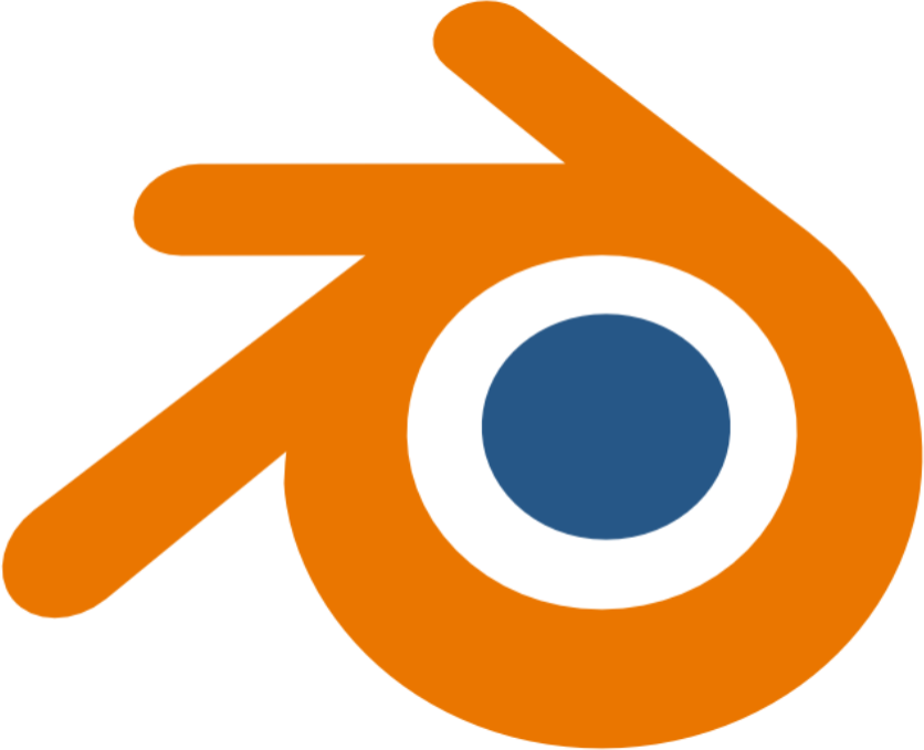 An orange hand making an eye gesture, with a blue circle inside a white circle at the palm.