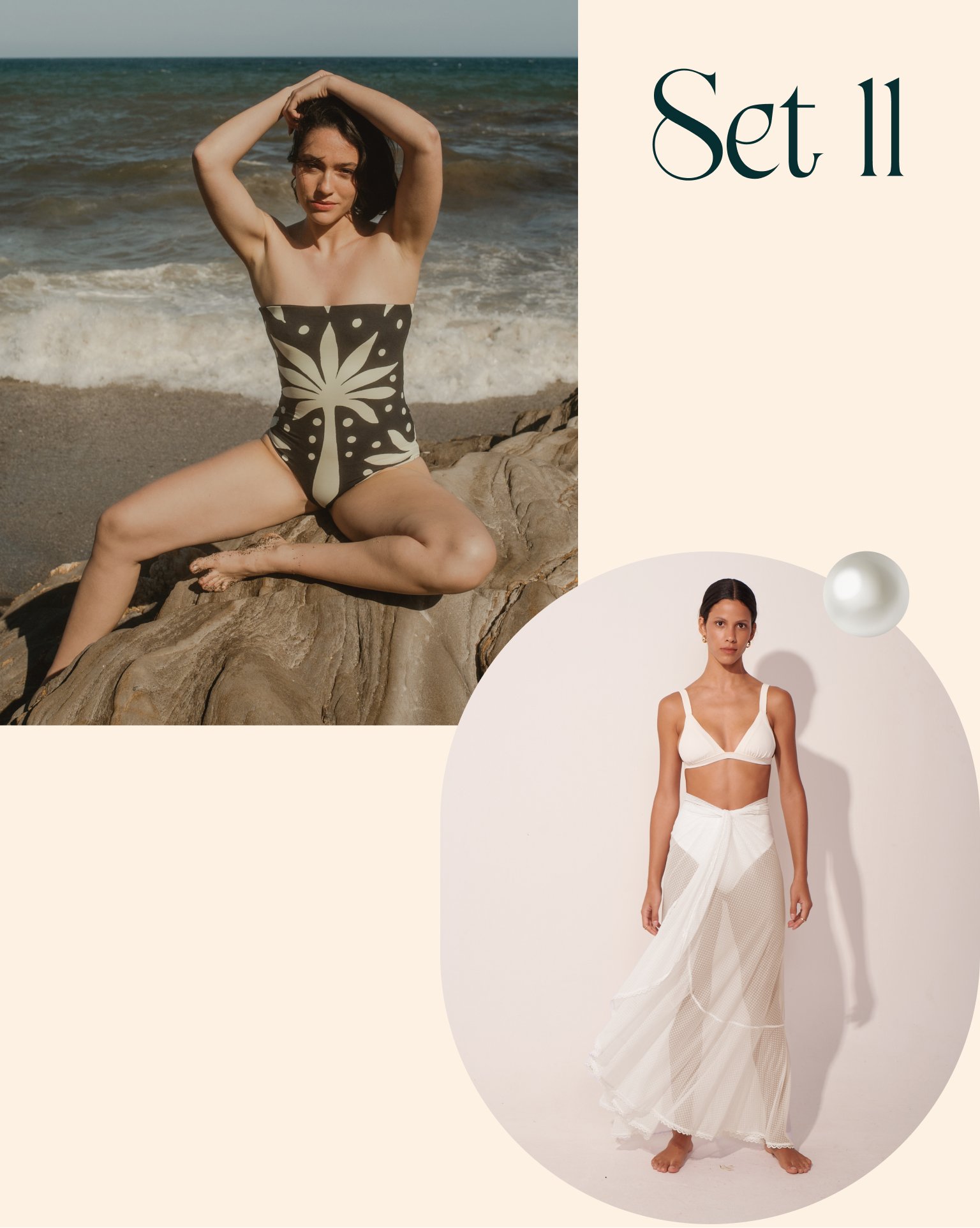 Set 11 - Alisson One Piece + Sprinkled Maxi Skirt