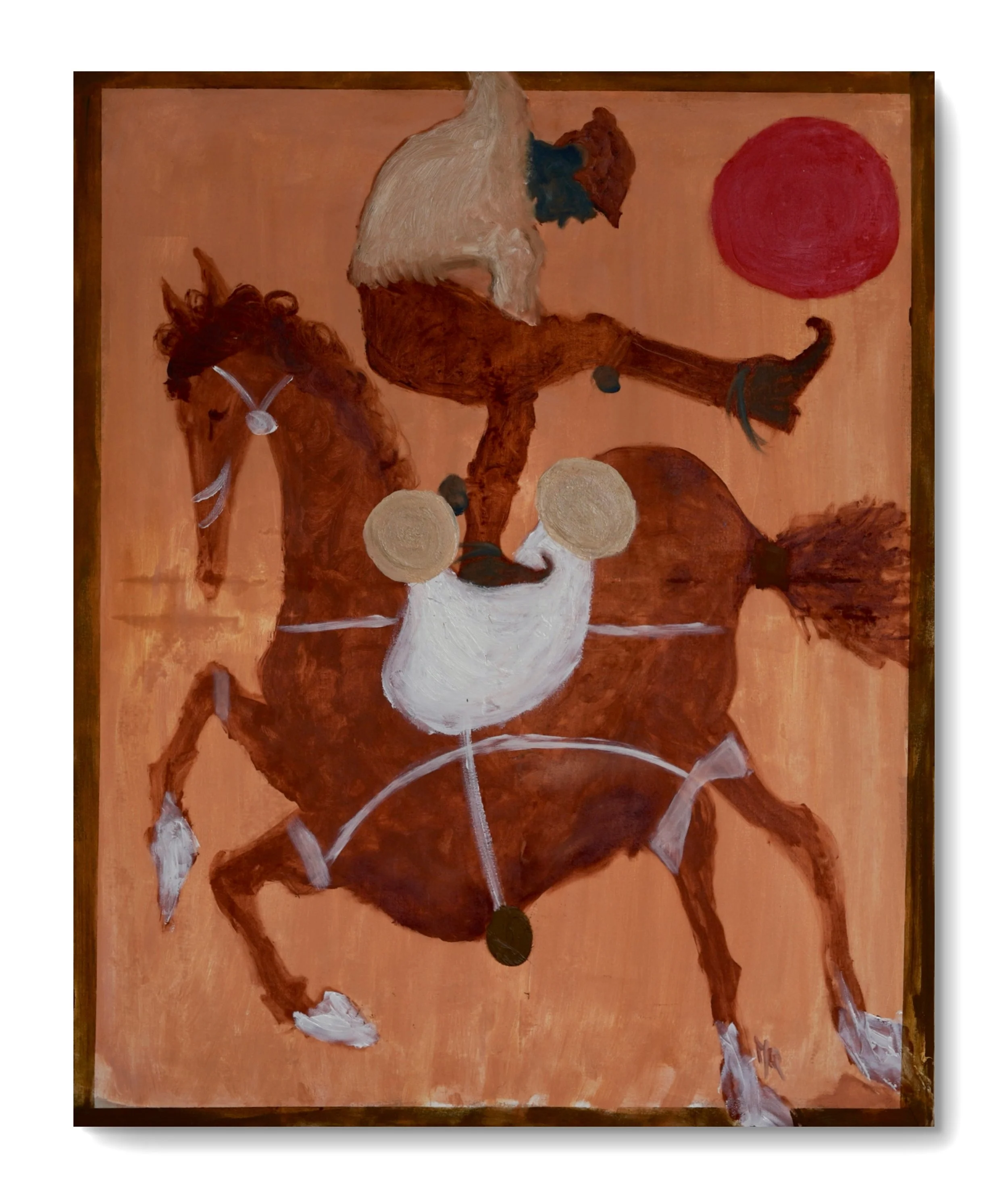 the acrobats 2 
120x100cm