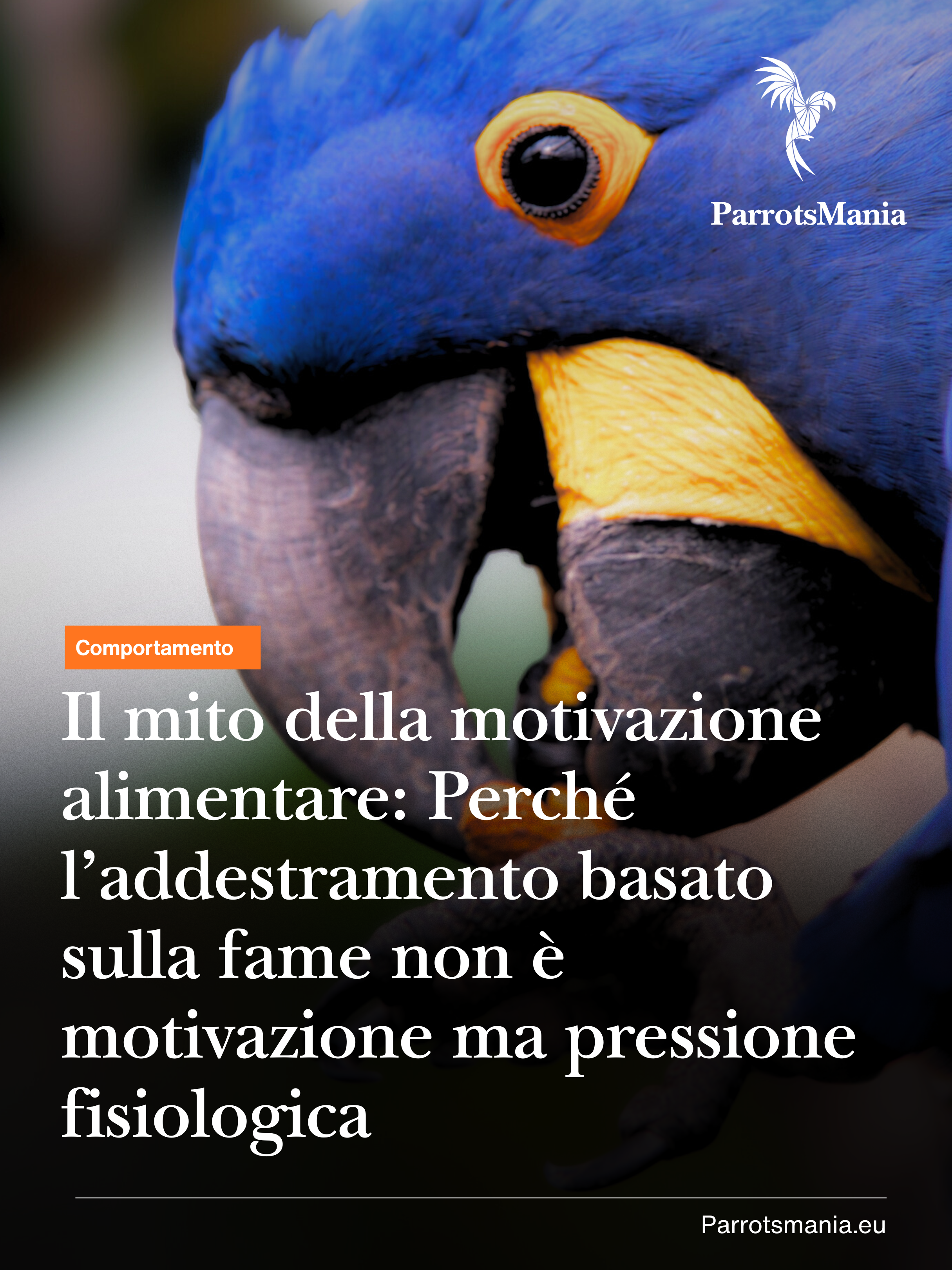 Il mito della motivazione alimentare: Perché l’addestramento basato sulla fame non è motivazione ma pressione fisiologica