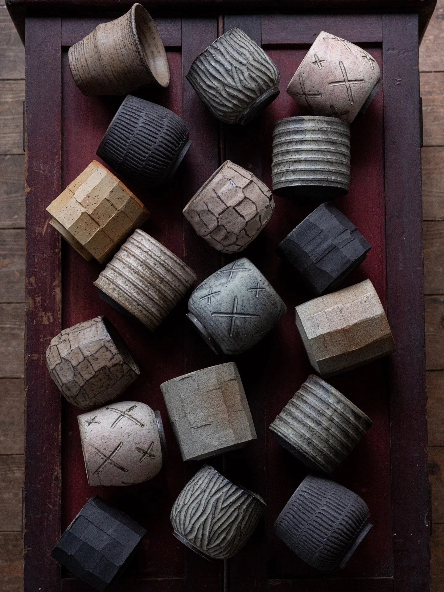 The past few weeks I&rsquo;ve been busy making new pieces, including loooots of cups, for the @manchester_ceramics_fair in March 😌 Super excited as I&rsquo;ve never done any shows beyond Scotland! 
Also mega happy to be selected for @potfest.co.uk a