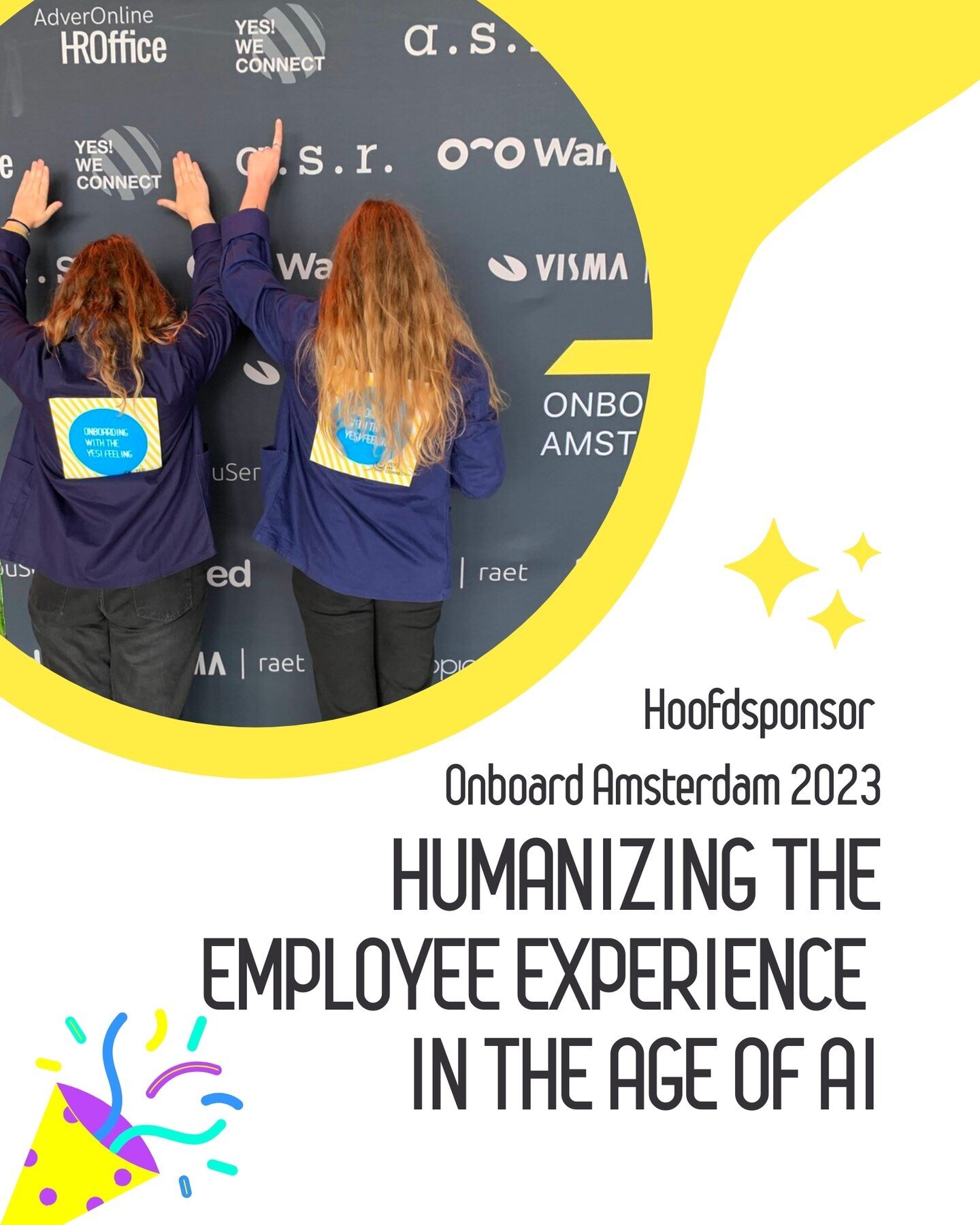 Het is eindelijk zover! Met trots kondigen we aan dat wij de hoofdsponsor zijn van Europa's meest dynamische onboarding event: @onboardamsterdam 2023! 🌟

We duiken dit jaar in het thema 'Humanizing the Employee Experience in the Age of AI'. Tijdens 