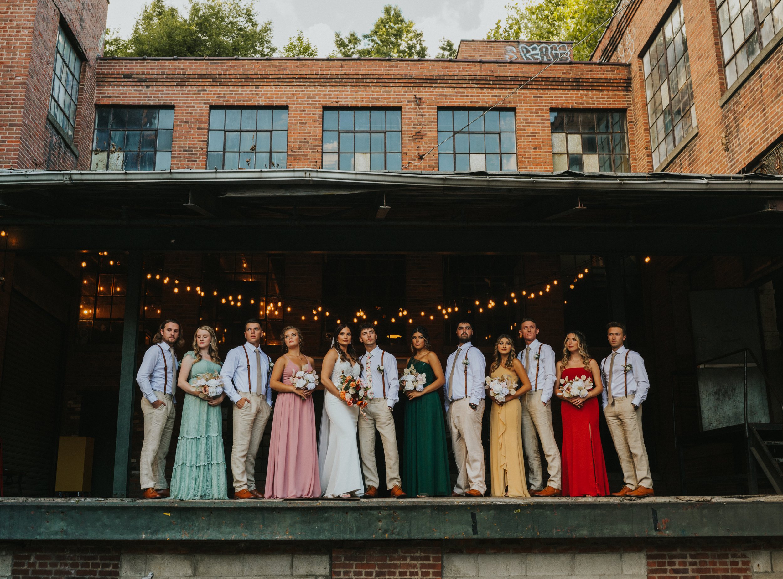 Wedding Party on Porch | Emily Goodwin Photography